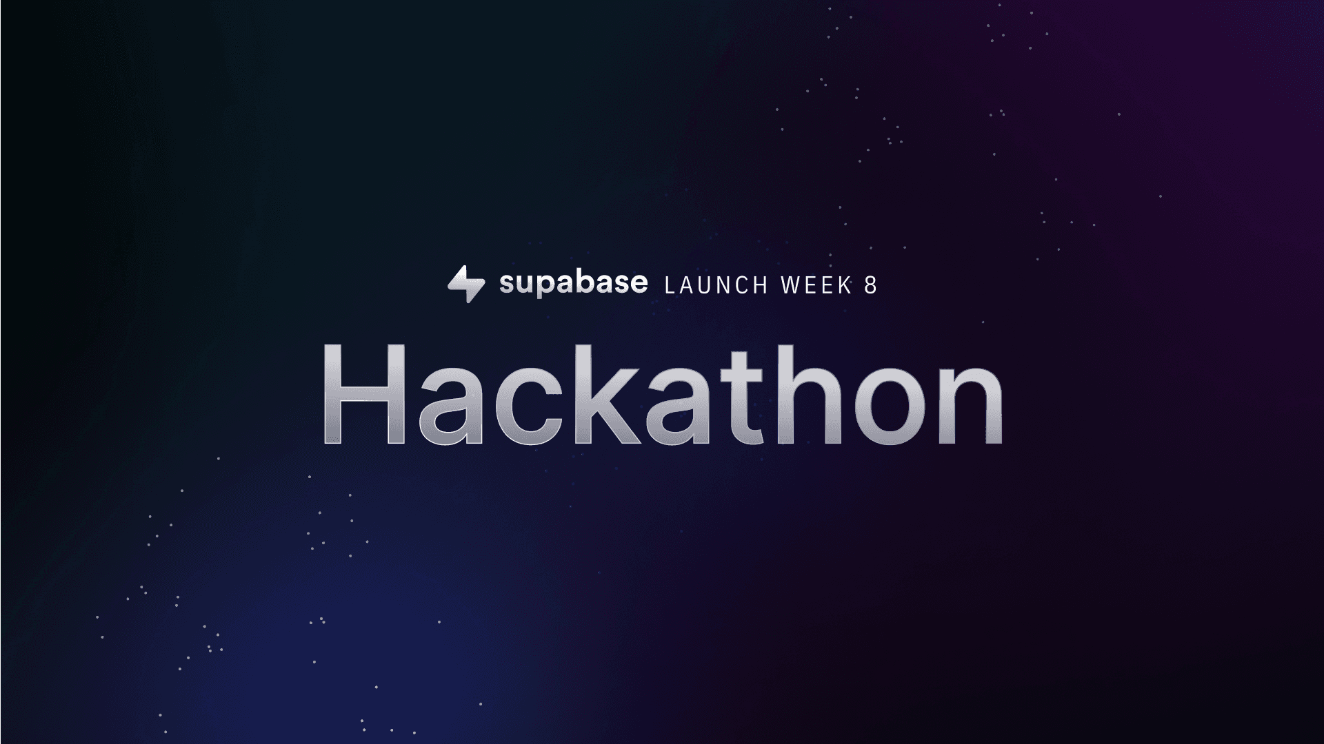 Supabase Launch Week 8 Hackathon thumbnail